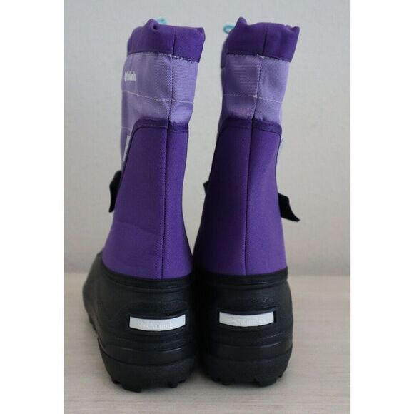 Columbia Big Kids' 6 Women's 7.5 Purple Columbia Powerbug Plus II Winter Boots - Picture 3 of 11